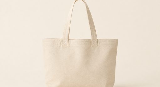 A canvas tote bag
